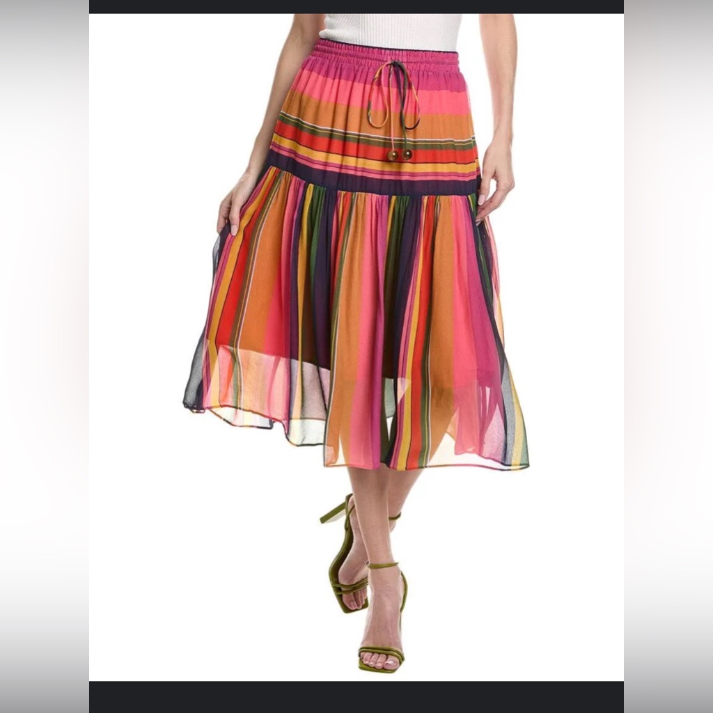 Farm Rio Multicolor Maxi Skirt
